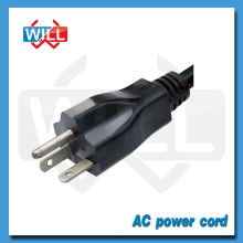 Great quality detachable power cord with US plug